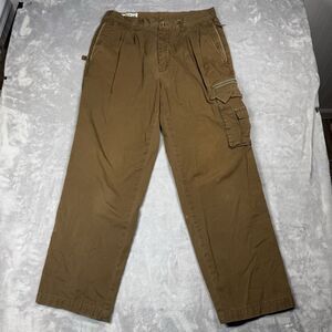 Orvis Foothills OR5478 Suede Trim Zip Cargo Pants Men's Size 32x28